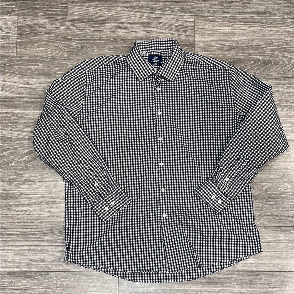 Dockers Black and White Gingham Shirt